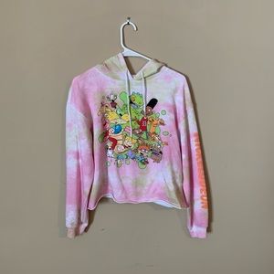 Size small Nickelodeon characters crop sweatshirt never worn